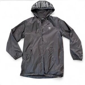 Obey Charcoal Hooded Windbreaker